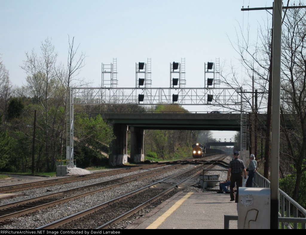 Looking east towards Baltimore,