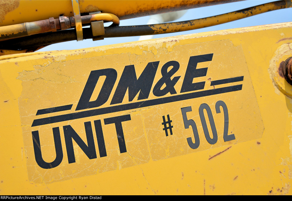DM&E MOW Backhoe #502