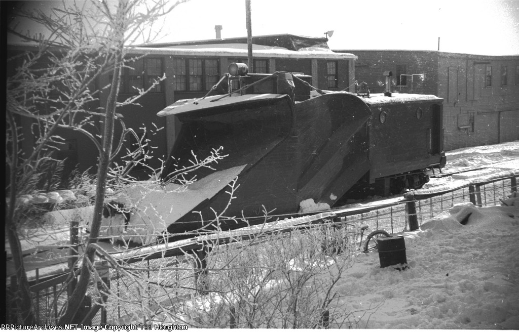 Russell plow on a cold winter's morning.