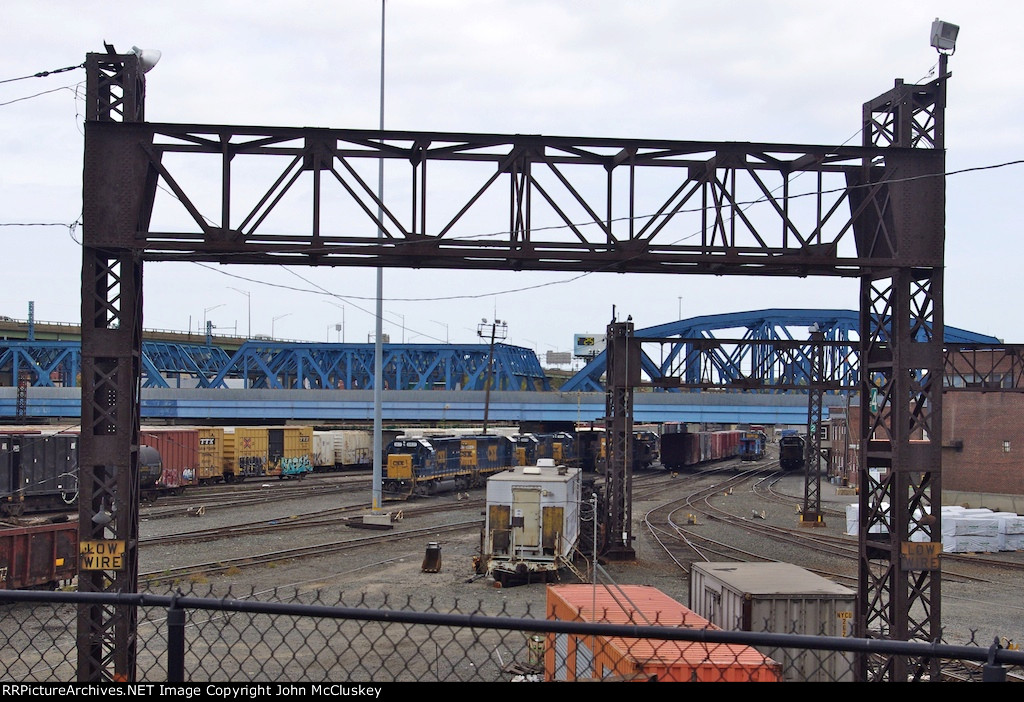 Relic from whne the yard was switched by NH juice jacks