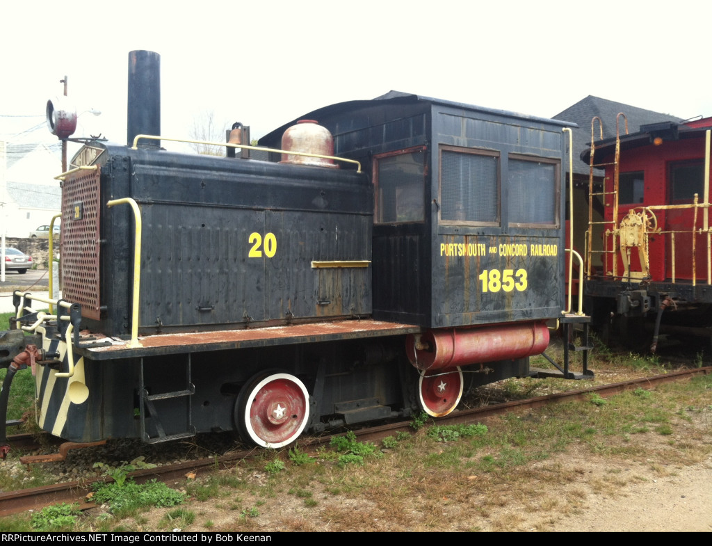 Portsmouth & Concord Railroad 1853