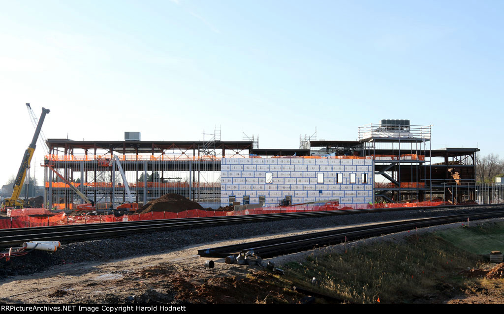 The new station, viewed from Hargett Street