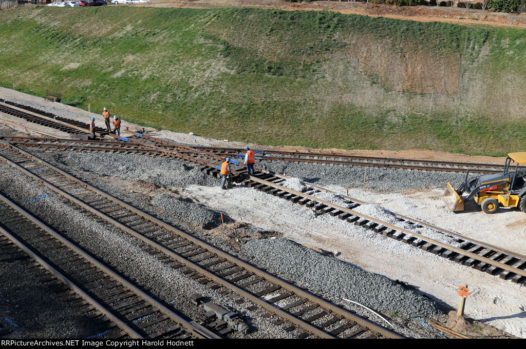 The new track realignment 
