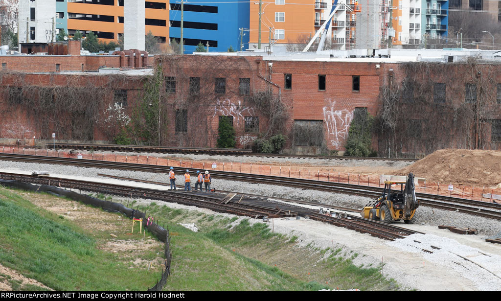 Trackwork in progress