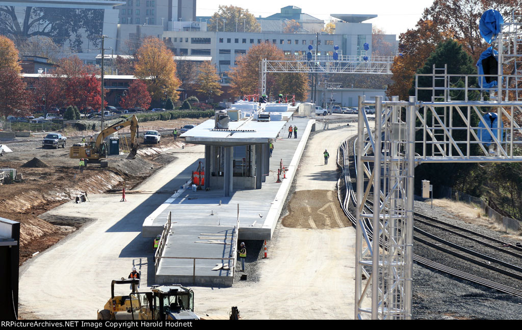 Nice view of the new platform