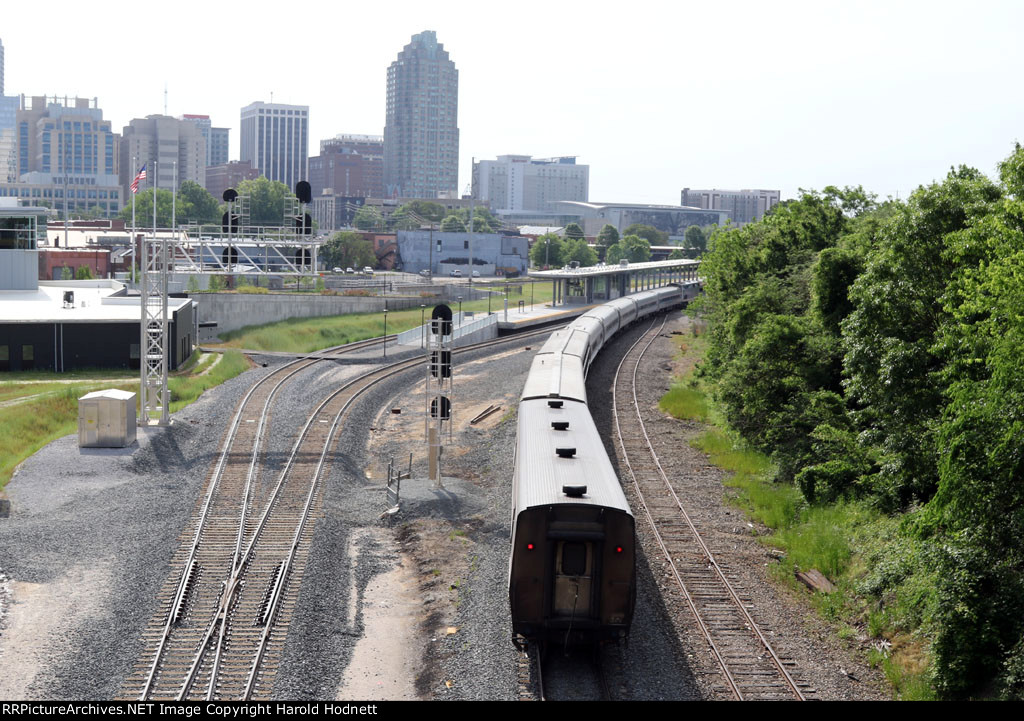 The Silver Star pulls into the old station