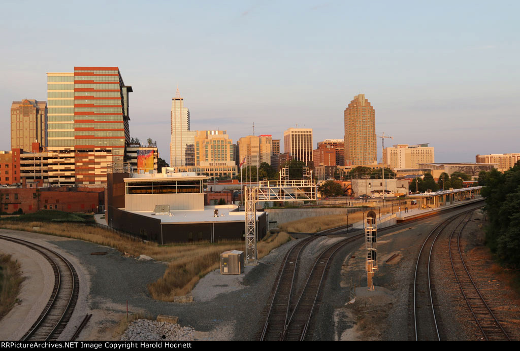 The new Union Station and downtown skyline