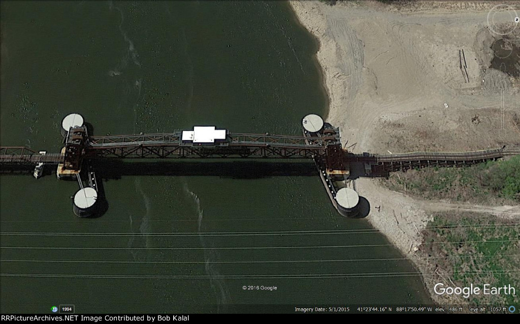 Aerial off Google Earth of Bridge
