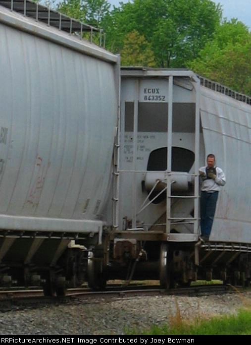 Getting ready to hook up