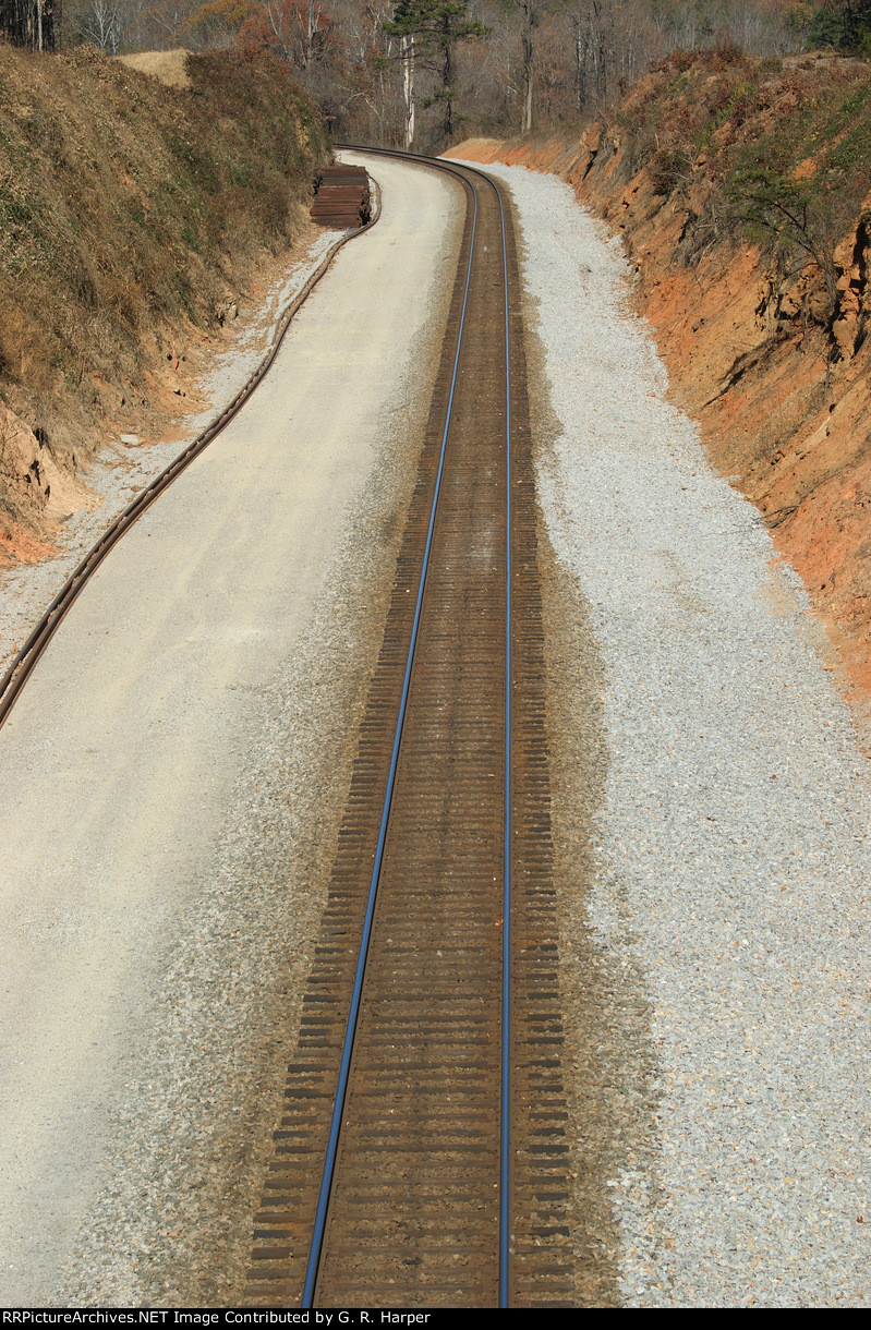 The scene at Smothers looking north from Galveston Rd.