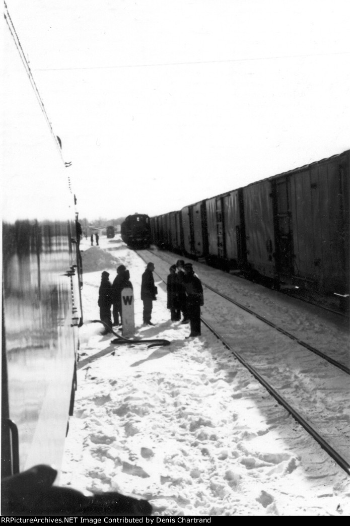 CNR C630M Montreal to Portneuf December 2nd 1972