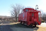 MP Caboose at Independence Amtrak Station