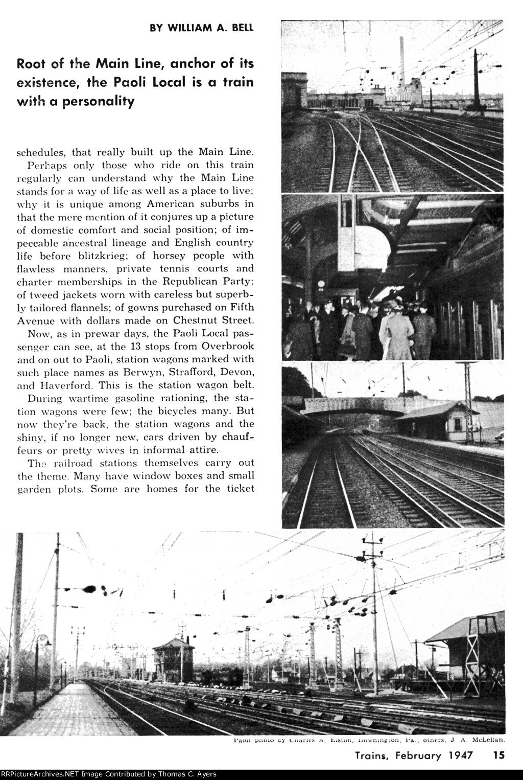 "Paoli Local," Page 15, 1947