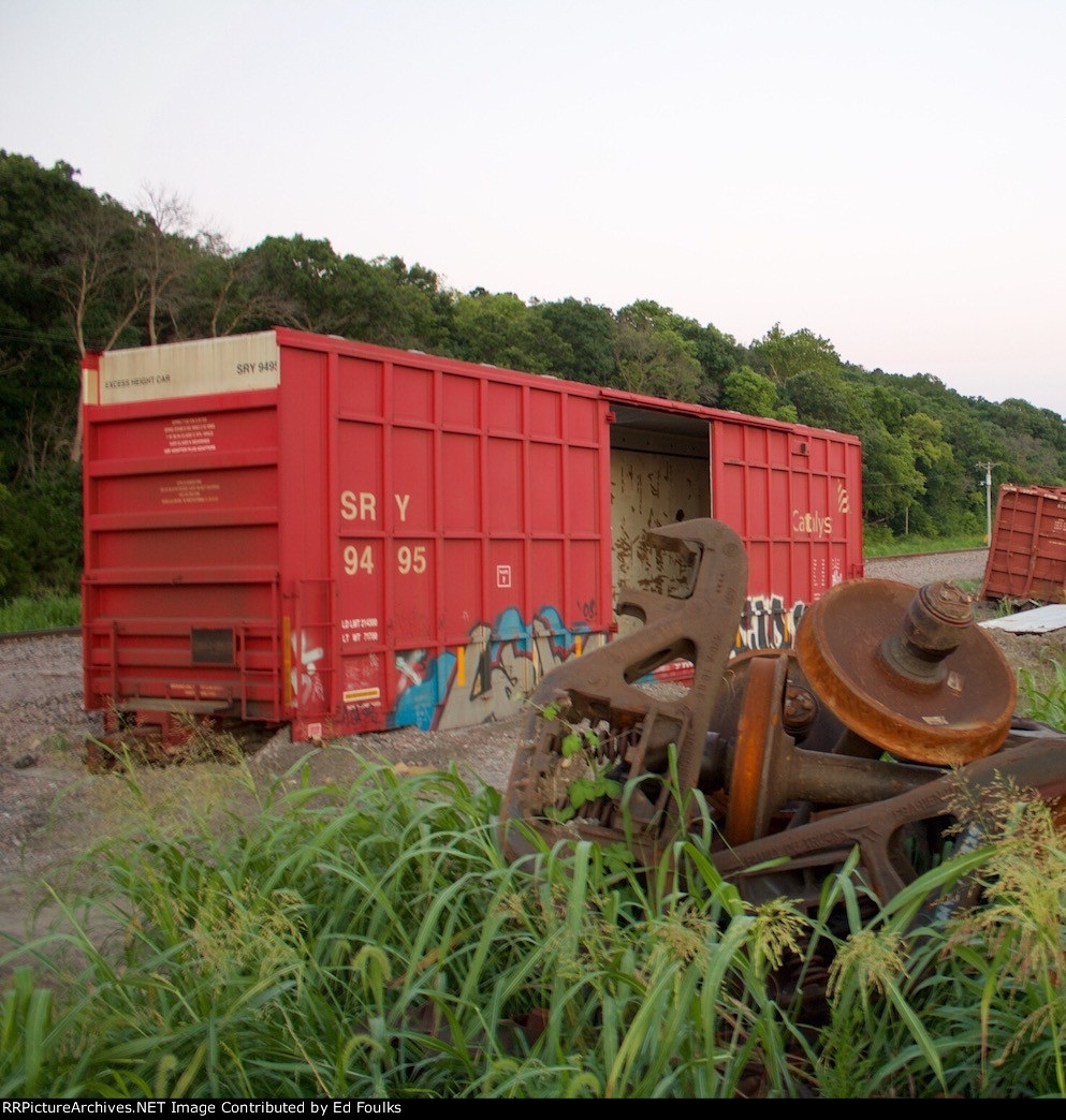 Upright After Derailment