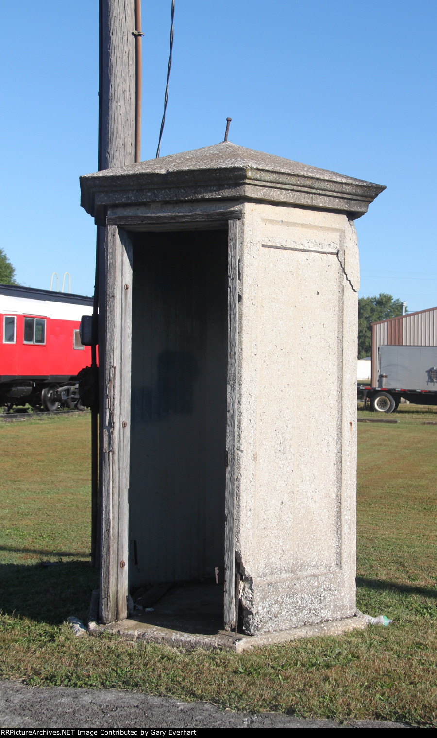 Railroad Telephone Booth