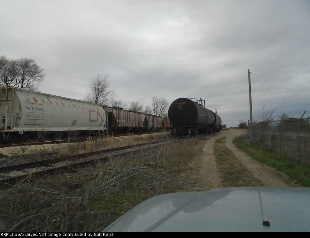 East Side Looking North up Yard Tracks