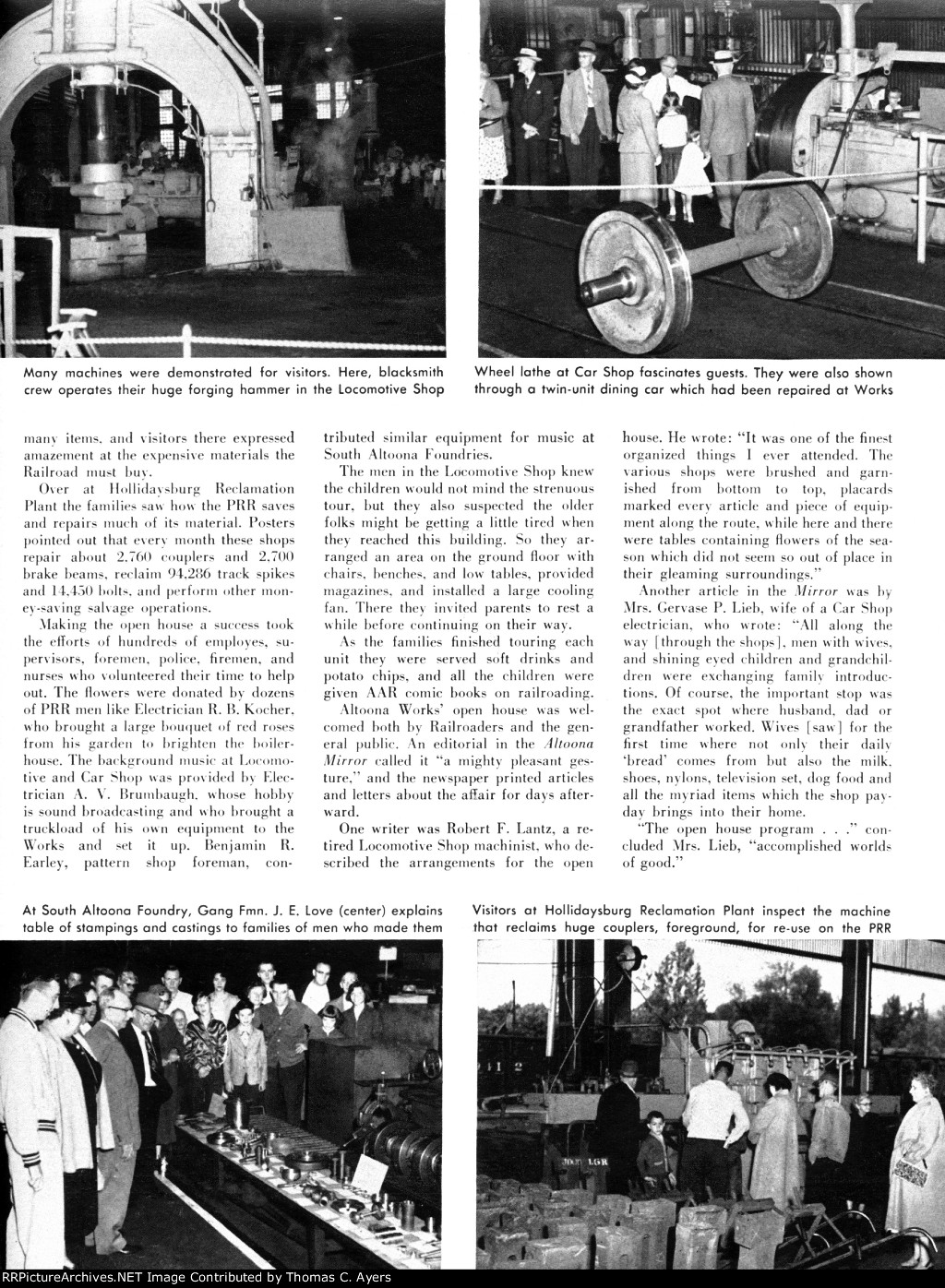 "Open House At Altoona Works," Page 11, 1955