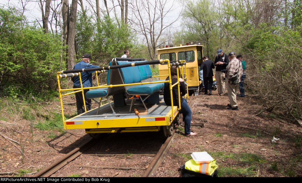 Parlor car re-railed