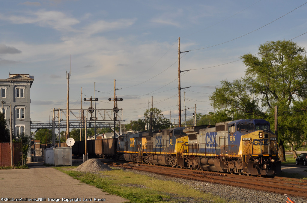 CSXT 7816 On CSX T 547 Southbound