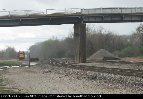 BNSF right of way, looking west 