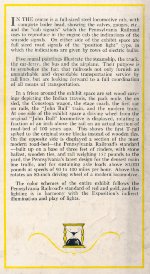 PRR "Century of Progress," Back Cover, 1933