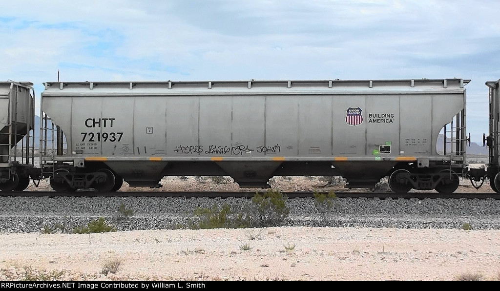 WB Covered Hooper Unit Frt at Erie NV 19