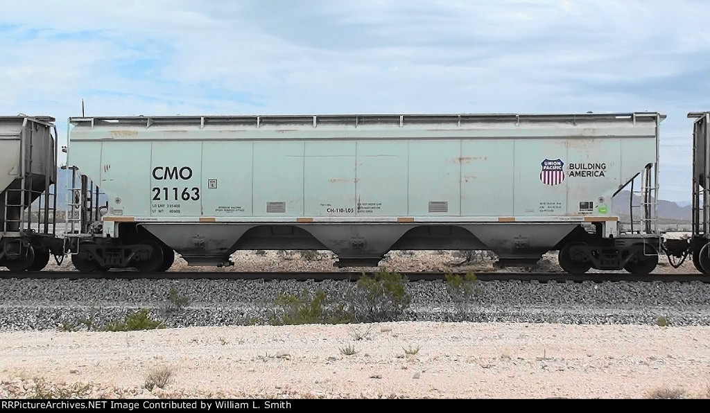 WB Covered Hooper Unit Frt at Erie NV -45