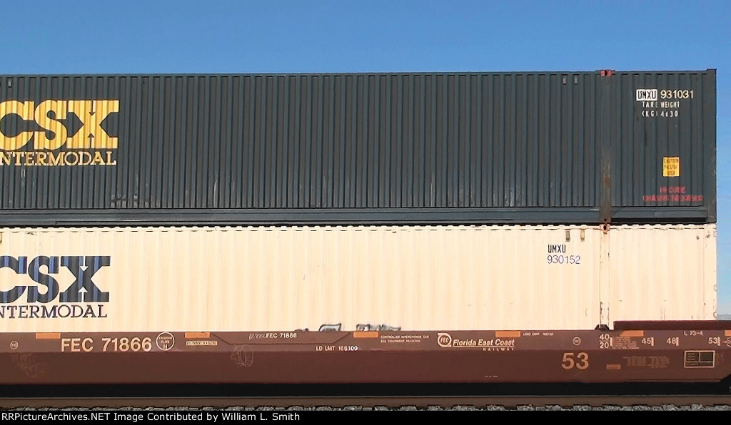 WB Intermodal Frt at Erie Passing Siding NV -72