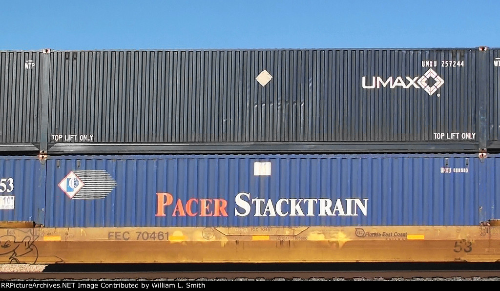 WB Intermodal Frt at Erie Passing Siding NV -74