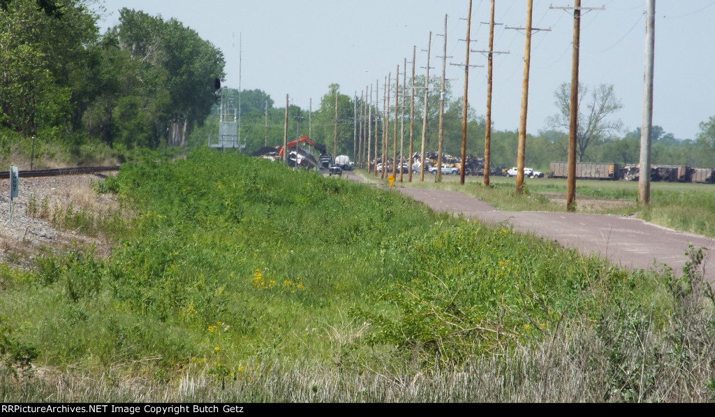 Clean up at Foley continues.......