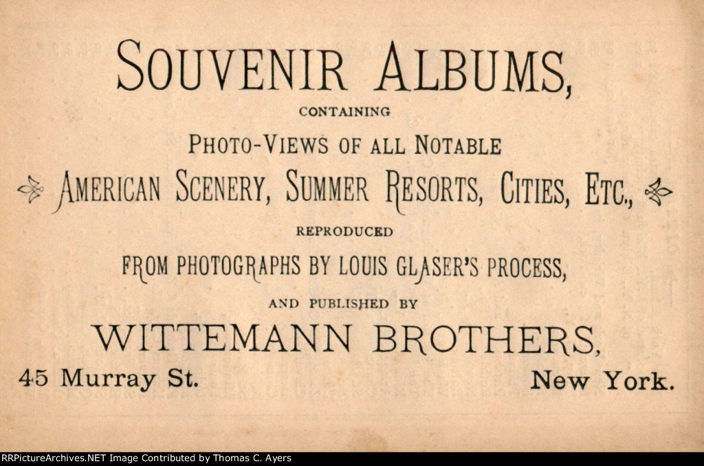 Album of PRR Scenery, Back Cover, 1882