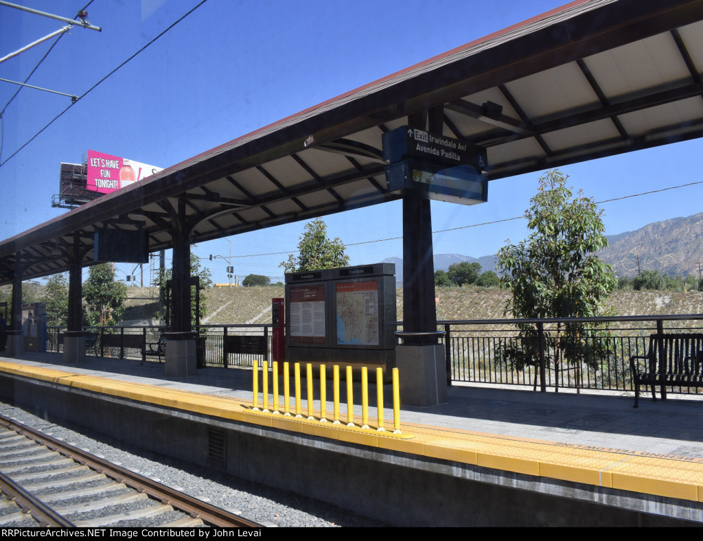 Irwindale Station-viewed from Gold Line