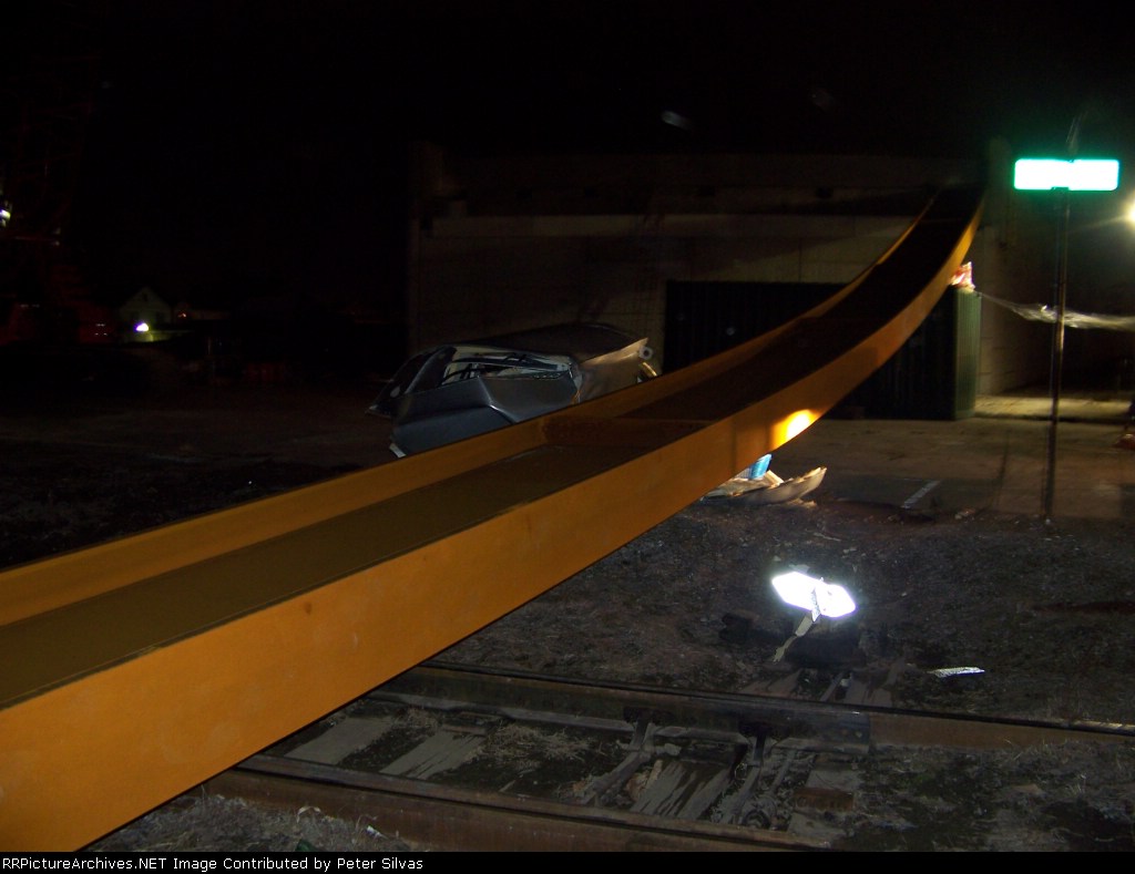 US50 Crossing Bungalow after bridge beam fell on it!