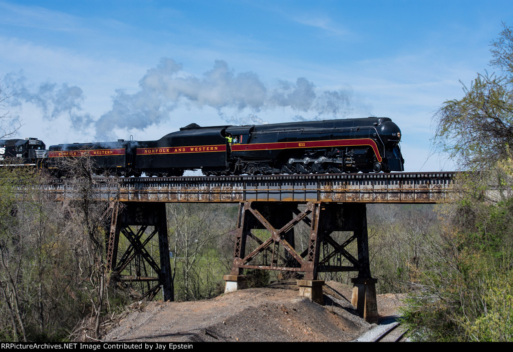 "The Virginian" crosses the Virginian