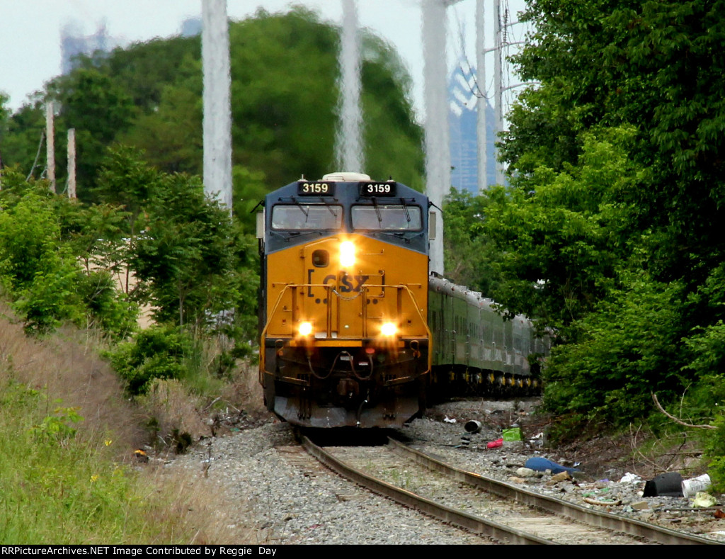 Very last SB RBBB combined circus train