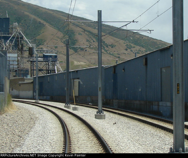 Leaving town on the Blue Line