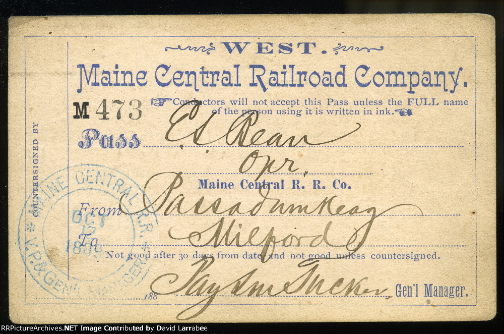 Passadumkeag to Milford