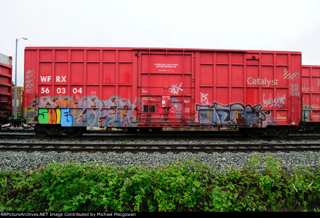 WFRX 560304  50-6 ft (6275 cu ft) Single Door Excess Height Boxcar (side A)