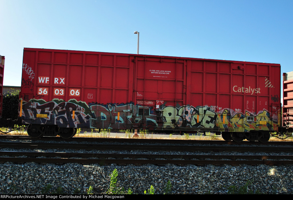 WFRX 560306  50-6 ft Single Door Excess Height Boxcar (side B)