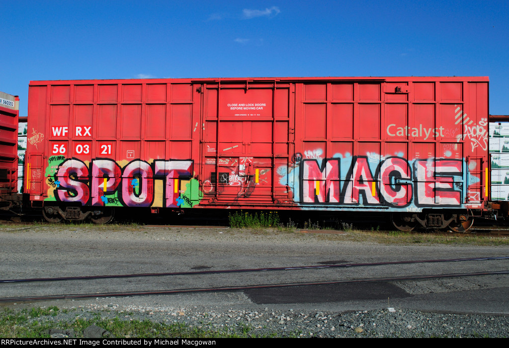 WFRX 560321 50-6 ft Single Door Excess Height Boxcar