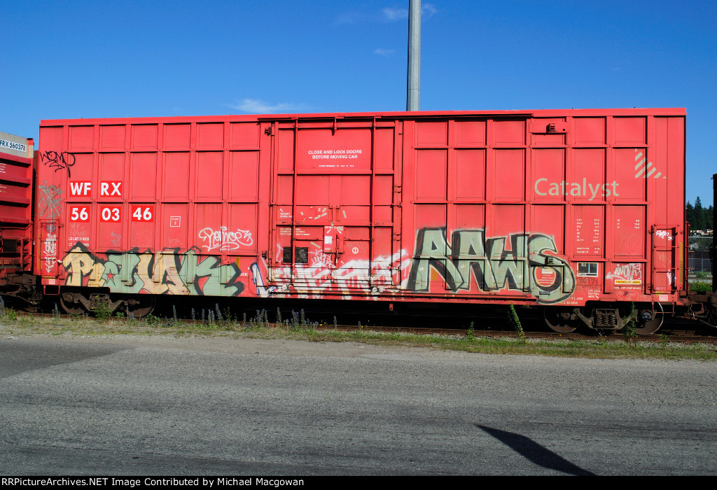 WFRX 560346 50-6 ft Single Door Excess Height Boxcar