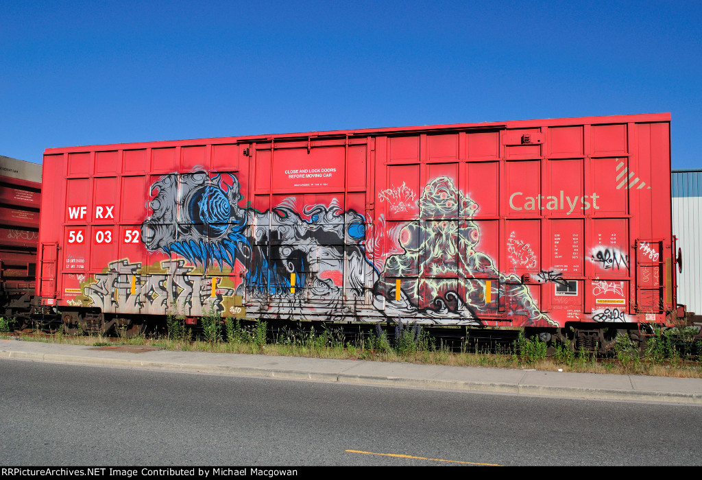 WFRX 560352  50-6 ft (6275 cu ft) Single Door Excess Height Boxcar