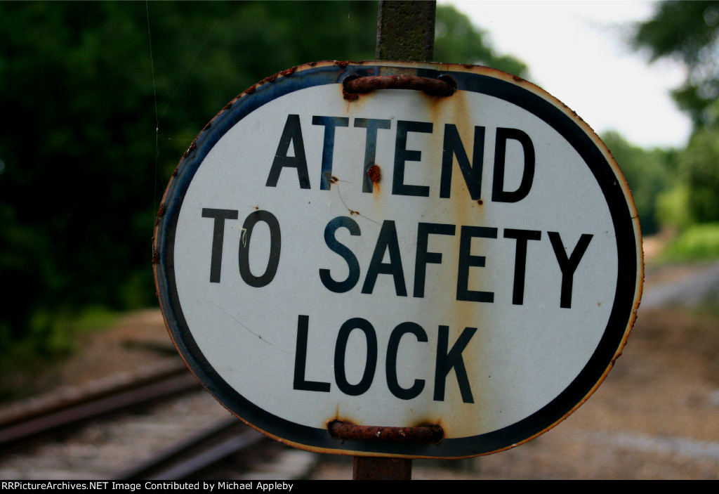 Attend to Safety lock.