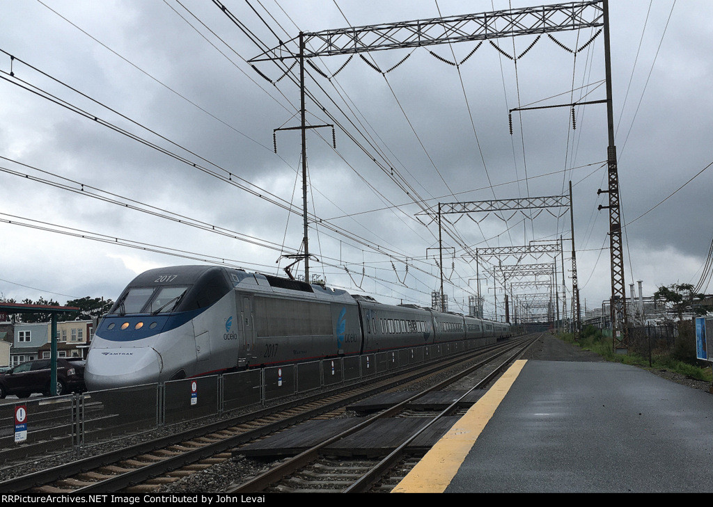 Eastbound Amtrak Acela 