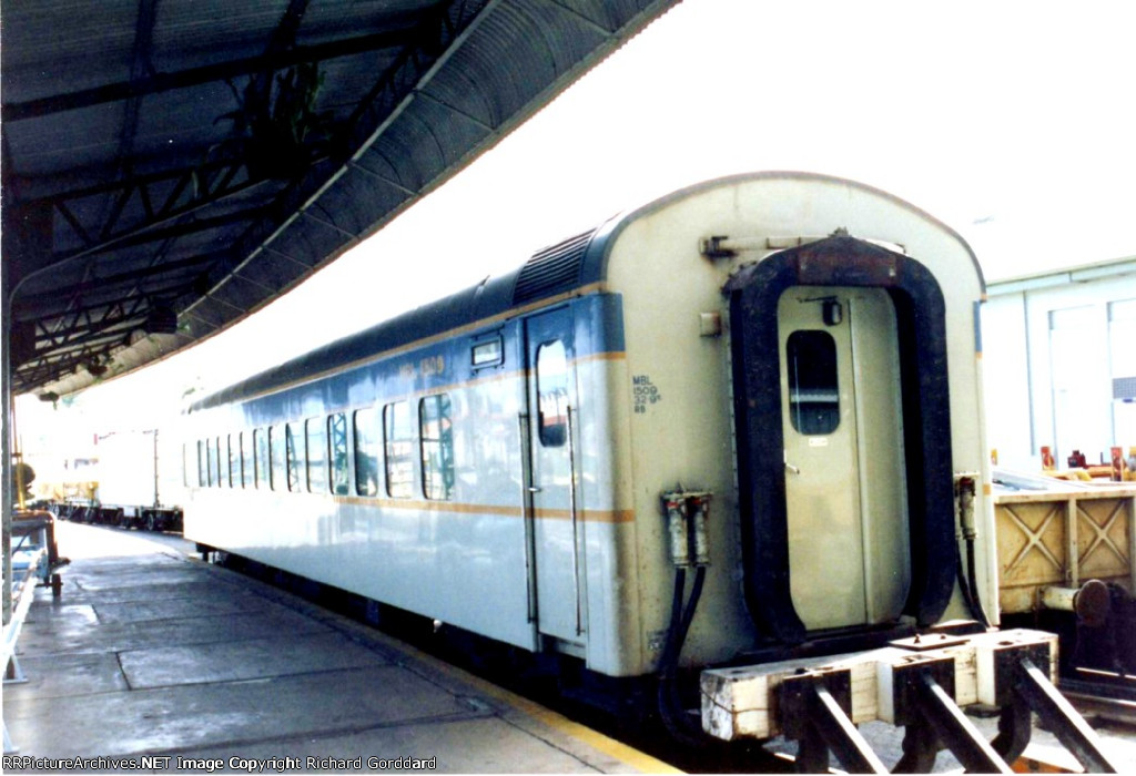 Coach set off at the station