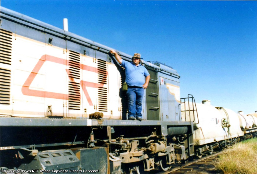 getting ready to leave the yard