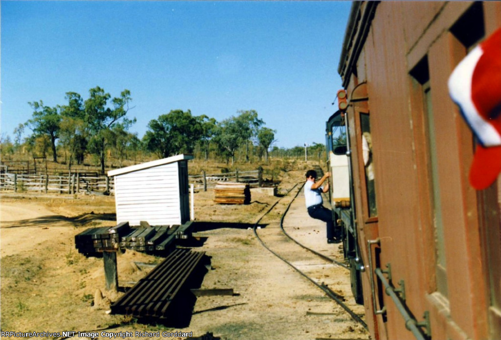 Stopping for train orders 