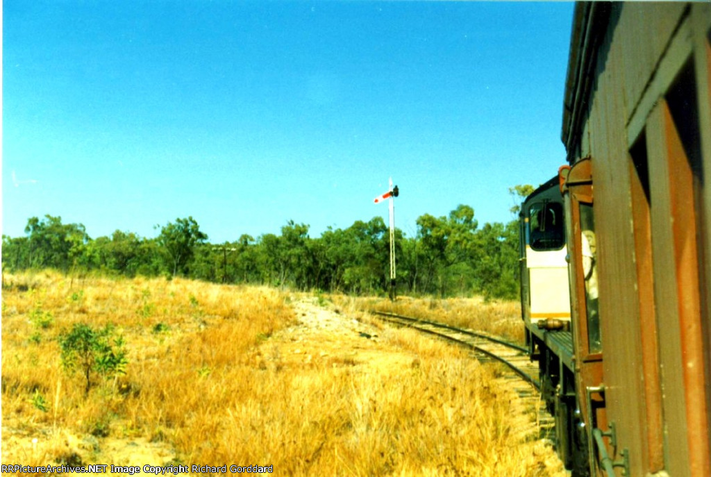 Approaching a signal semiphore