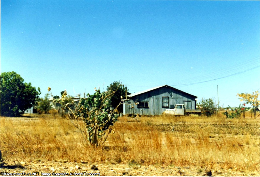 View of town from the rail yard