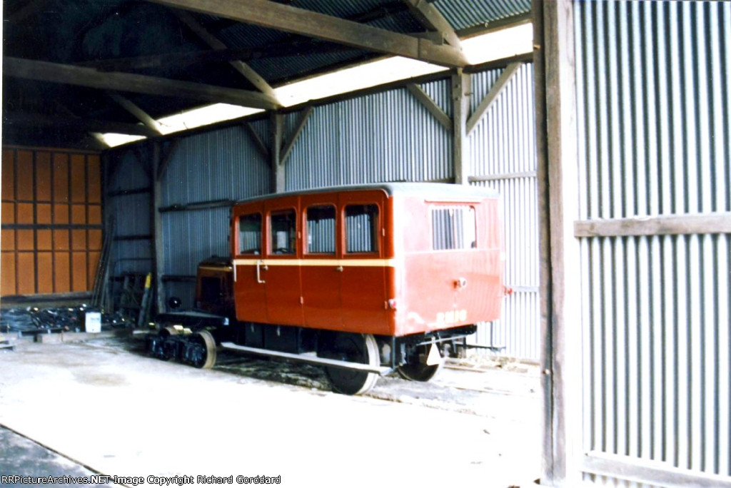 Railcar protected in the shed